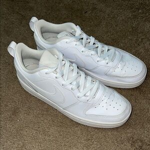White Nike Air Force Ones